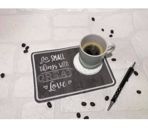 Stickserie - ITH Mug Rugs Quotes